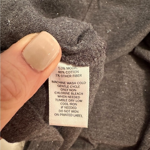 Gray LOFT Long Sleeve Tee - Picture 8 of 10